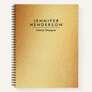 Golden Foil Notebook