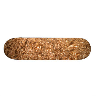 golden foil skateboard