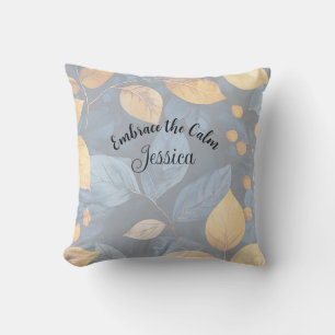 Golden Foliage Dreams Autumn Nature Beauty Throw Pillow