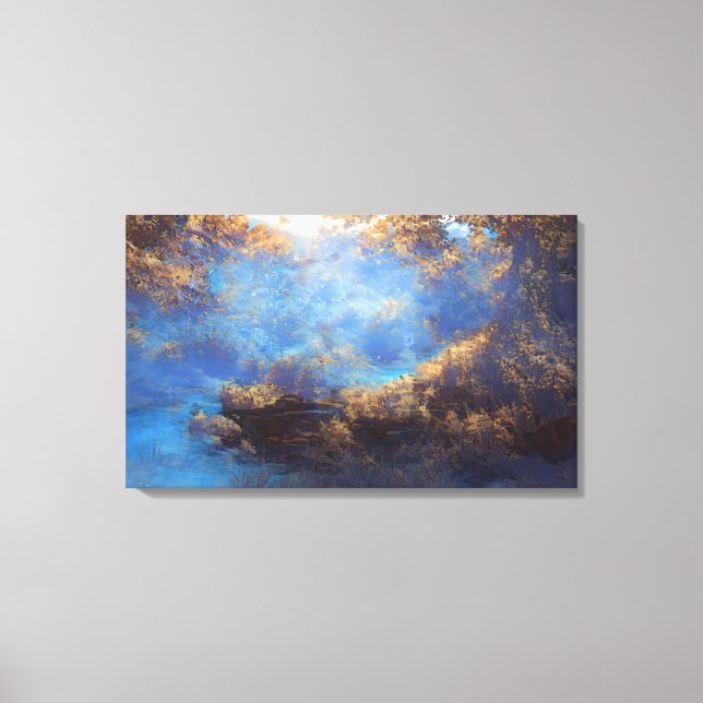 Golden Forest Canvas Print (Front)