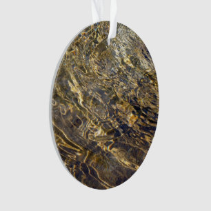 Golden Fountain Water 2 Ornament