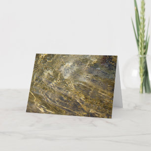 Golden Fountain Water Card