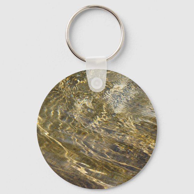 Golden Fountain Water Keychain (Front)