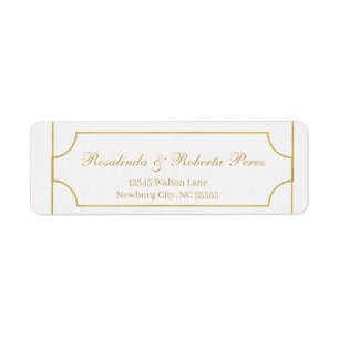 Golden Framed Text with Script and Serif Styles