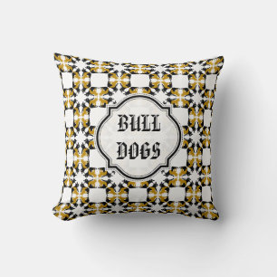 Golden French BullDog Throw Pillow