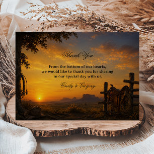 Golden Frontier Heritage Thank You Card