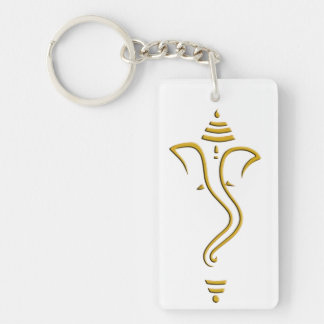Golden Ganesh Keychain