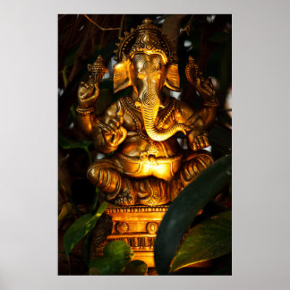 golden ganesha poster