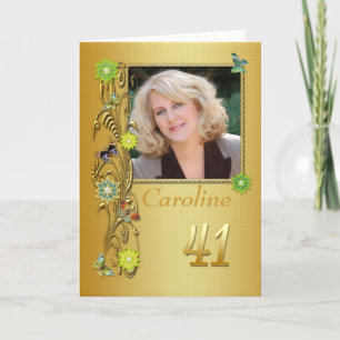 Golden Garden 41e photo Carte Anniversaire