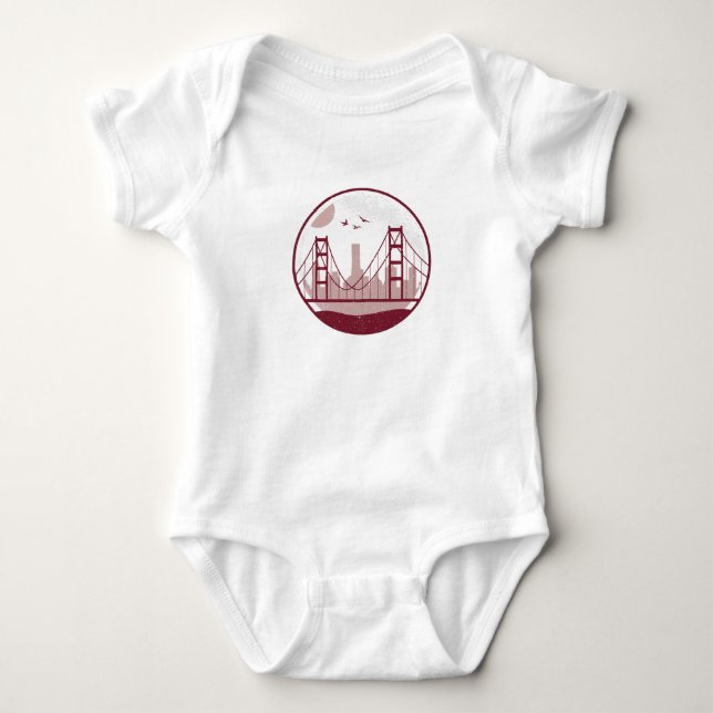 Golden Gate Baby Bodysuit (Front)