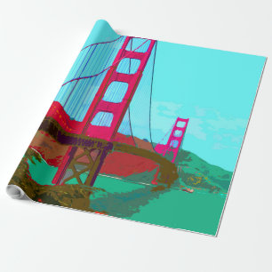 Golden_Gate_Bridge_2015_0422 Wrapping Paper