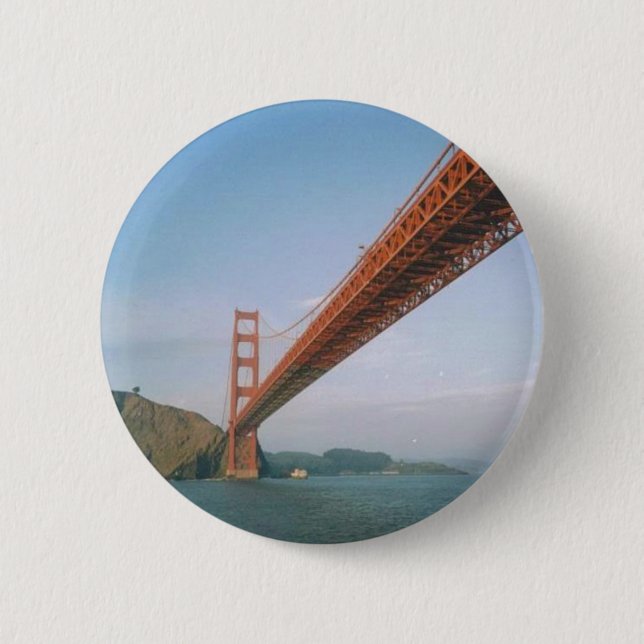 Golden Gate Bridge 2 Inch Round Button (Front)