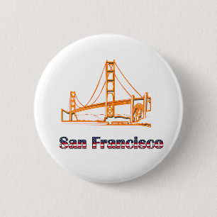 Golden Gate Bridge 2 Inch Round Button