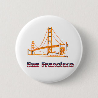 Golden Gate Bridge 2 Inch Round Button