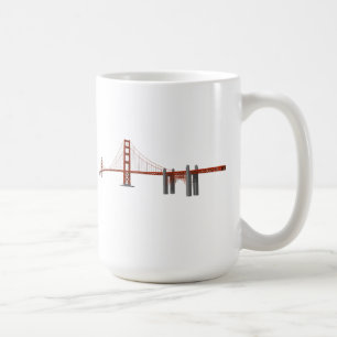 Golden Gate Bridge: 3D Model: Coffee Mug
