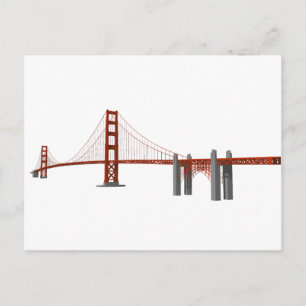 Golden Gate Bridge: 3D Model: Postcard