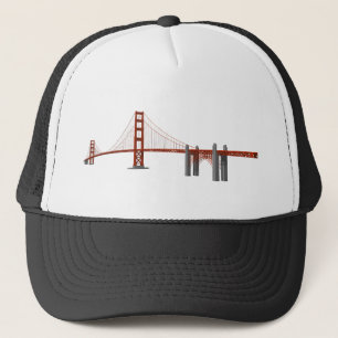 Golden Gate Bridge: 3D Model: Trucker Hat