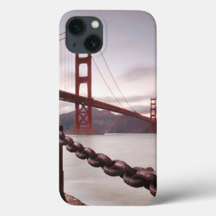 Golden Gate Bridge against mountains iPhone 13 Case