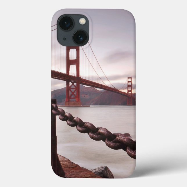 Golden Gate Bridge against mountains Case-Mate iPhone Case (Back)