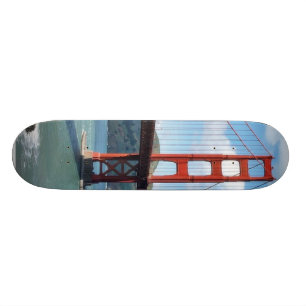 Golden Gate Bridge And Fort Point In San Francisco Skateboard