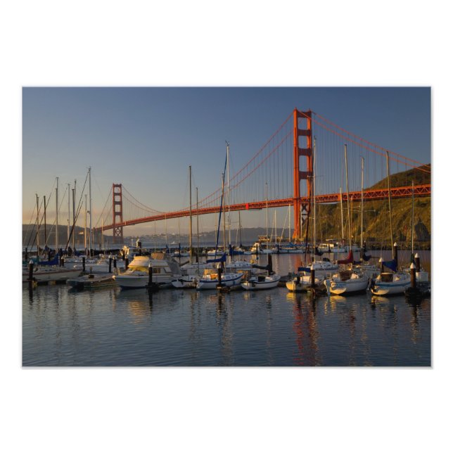 Golden Gate Bridge and San Francisco 4 Photo Print (Front)
