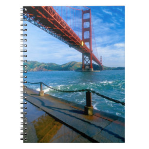 Golden Gate bridge and San Francisco Bay Notebook
