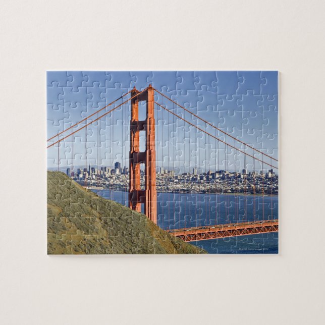 Golden Gate Bridge and San Francisco. Jigsaw Puzzle (Horizontal)