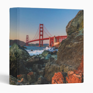 Golden Gate Bridge at Dusk San Francisco Binder