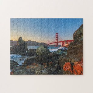 Golden Gate Bridge at Dusk   San Francisco Jigsaw Puzzle