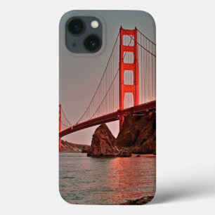 Golden Gate Bridge at Sun Down iPhone 13 Case