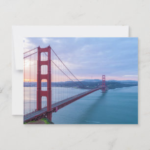 Golden Gate Bridge at Sunrise Postcard