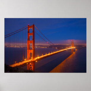 Golden Gate Bridge, California 2 Poster