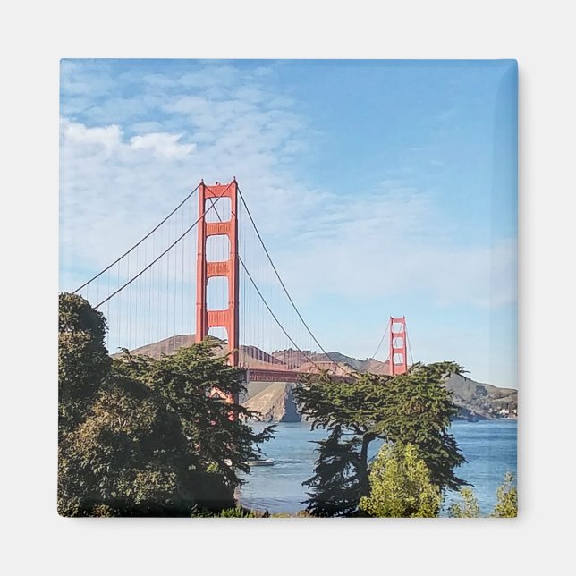 Golden Gate Bridge, California CA Magnet (Front)