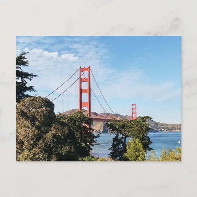 Golden Gate Bridge, California CA Postcard (Front)