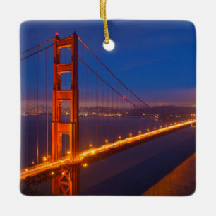 Golden Gate Bridge, California Ceramic Ornament