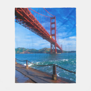 Golden Gate Bridge, California Fleece Blanket