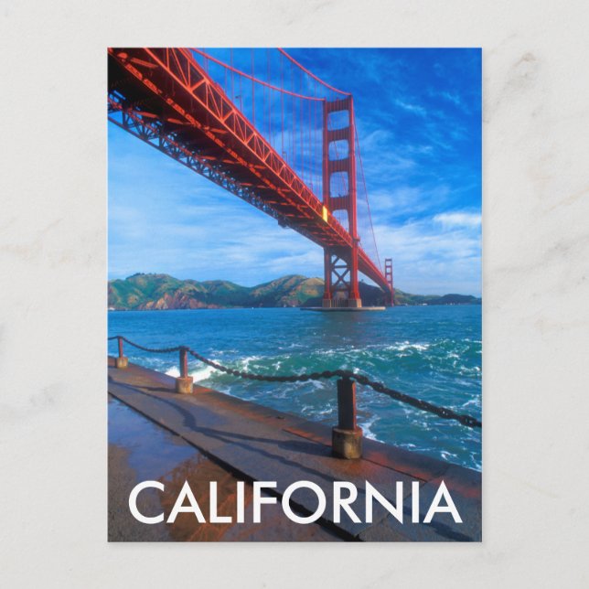 Golden Gate Bridge, California Postcard (Front)
