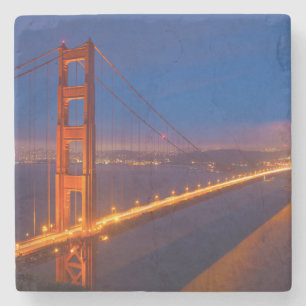 Golden Gate Bridge, California Stone Coaster