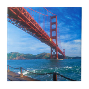 Golden Gate Bridge, California Tile