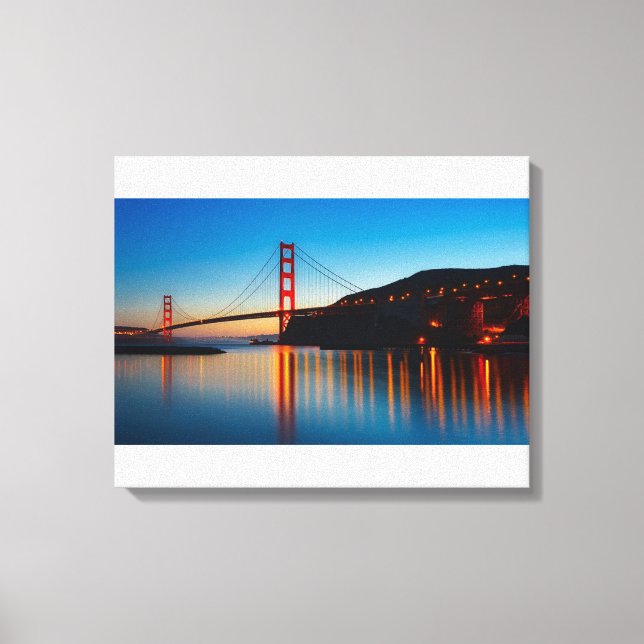 Golden Gate Bridge Canvas Print (Front)