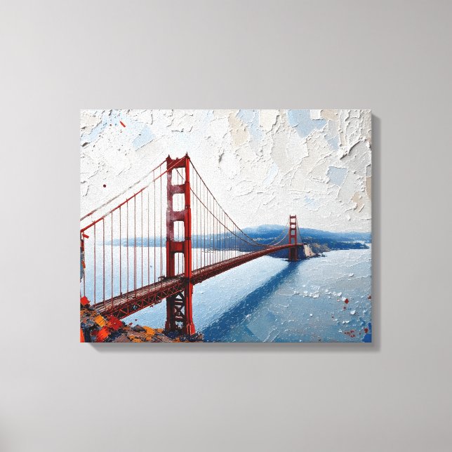 Golden Gate Bridge Canvas Wall Art   (Front)