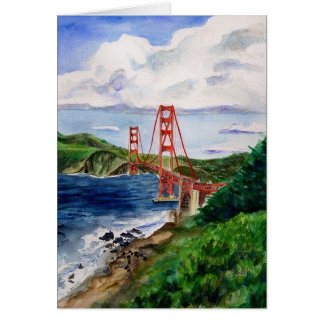 Golden Gate Bridge Card (Front)