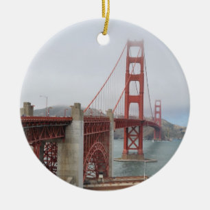 Golden Gate Bridge Ceramic Ornament