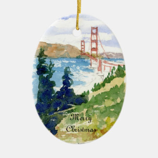 Golden Gate Bridge Double-Sided Ornament