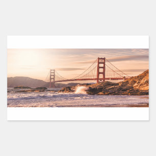 Golden Gate Bridge from Baker Beach Sticker