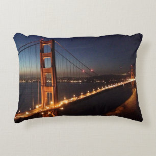 Golden Gate Bridge from Marin headlands Decorative Pillow