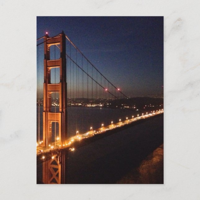 Golden Gate Bridge from Marin headlands Postcard (Front)