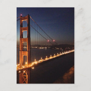 Golden Gate Bridge from Marin headlands Postcard