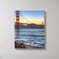 Golden Gate Bridge from San Francisco bay trail.