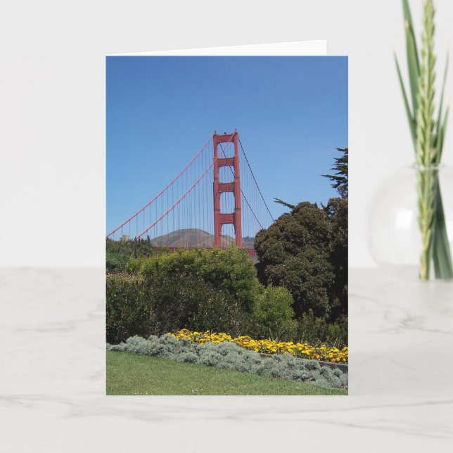 Golden Gate Bridge Greeting Card (Front)